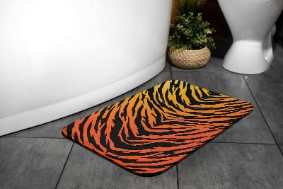 Bathroom mat Tiger Stripes