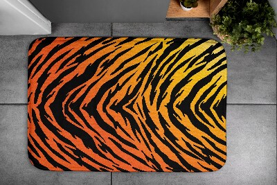 Bathroom mat Tiger Stripes