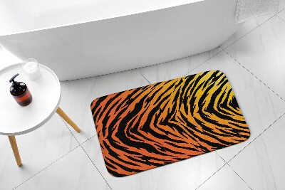 Bathroom mat Tiger Stripes