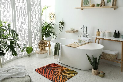 Bathroom mat Tiger Stripes