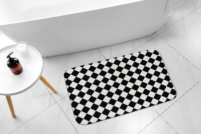 Bath rug Pattern Squares