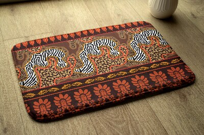 Non slip bath mat Africa Animals Abstraction