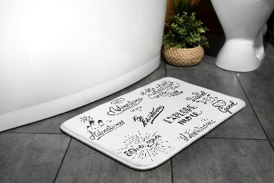 Bathroom rug Adventure Motivation