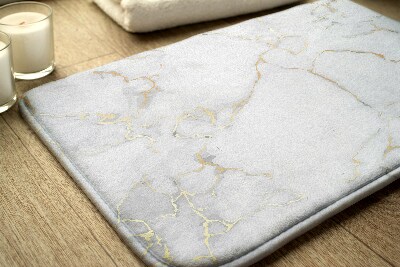 Bath mat Light marble