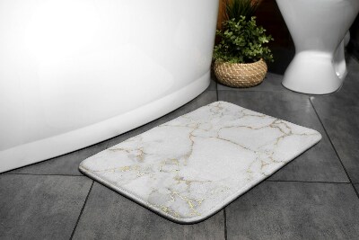 Bath mat Light marble