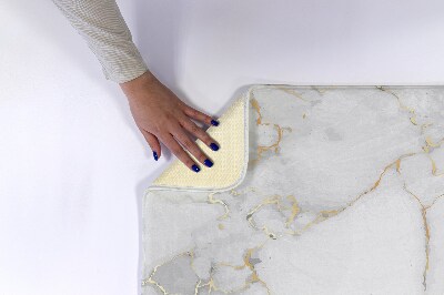 Bath mat Light marble