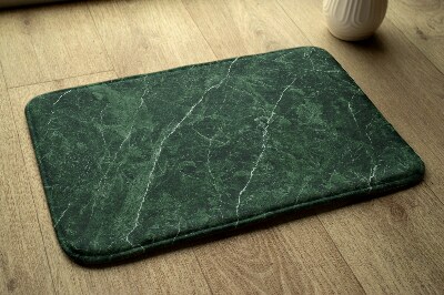 Bathroom rug Green marble