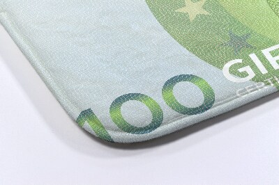 Bathroom carpet Euro Money banknote