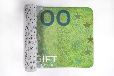 Bathroom carpet Euro Money banknote