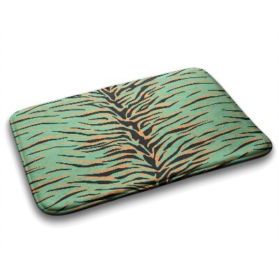 Bathmat Tiger Stripes Abstraction