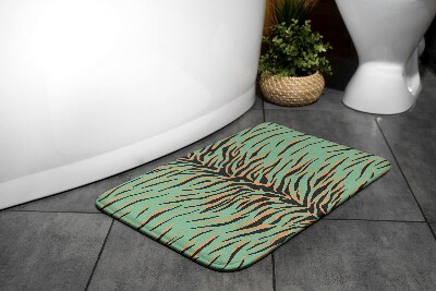 Bathmat Tiger Stripes Abstraction