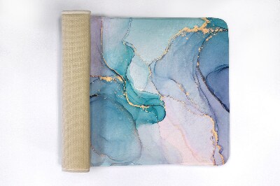 Bath mat Colorful marble