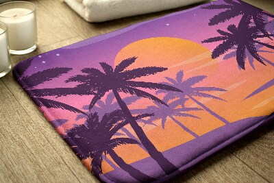 Bath rug Tropical beach