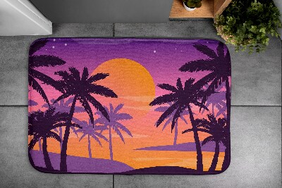 Bath rug Tropical beach