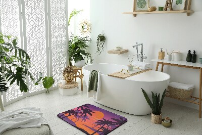 Bath rug Tropical beach