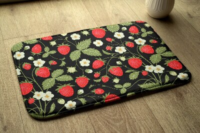 Bathroom carpet Strawberries