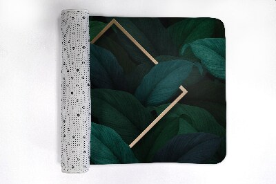 Bathroom mat Tropical leaves