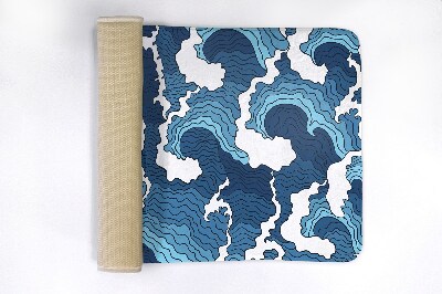 Bath mat Japanese Waves