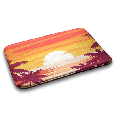 Bathroom mat Tropical beach