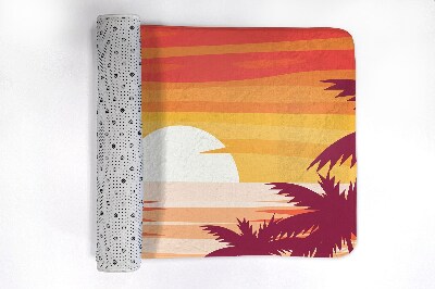 Bathroom mat Tropical beach