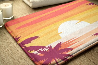 Bathroom mat Tropical beach