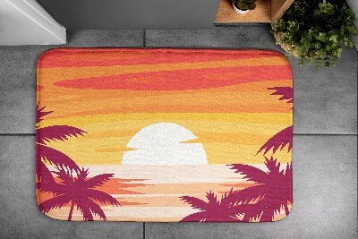 Bathroom mat Tropical beach