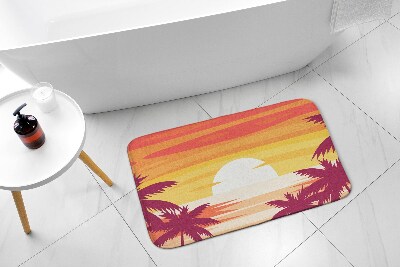 Bathroom mat Tropical beach