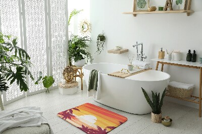 Bathroom mat Tropical beach