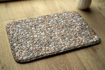 Non slip bath mat Stony beach