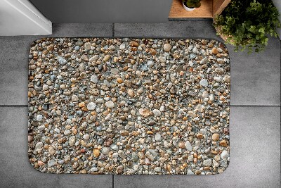 Non slip bath mat Stony beach