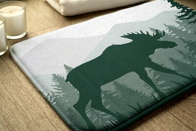 Bathmat Moose Nature