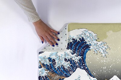 Bathroom rug Kanagawa Great wave