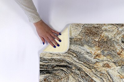 Bath rug Marble