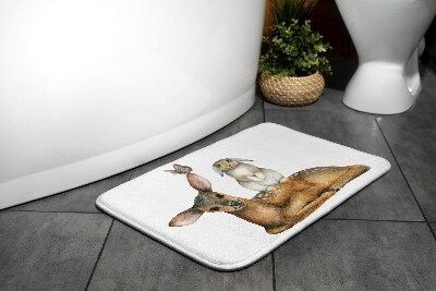 Bath mat Forest animals