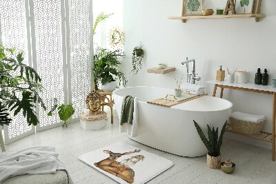 Bath mat Forest animals