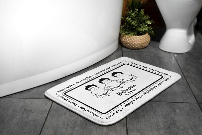 Bath rug Sumo players