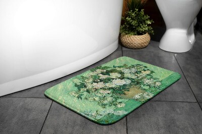 Bathroom rug Van Gogh Roses