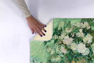 Bathroom rug Van Gogh Roses