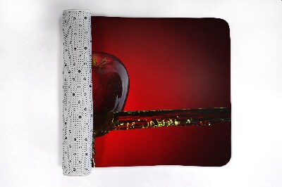 Non slip shower mat Red Apple