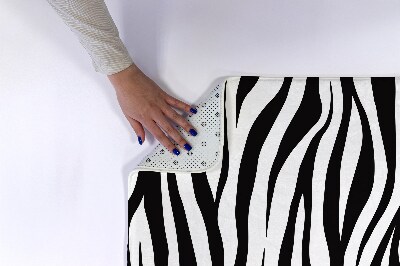 Non slip bath mat Zebra Stripes