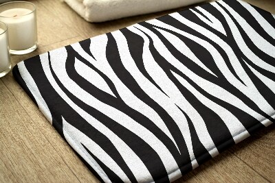 Non slip bath mat Zebra Stripes