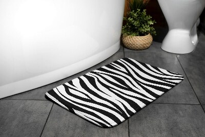 Non slip bath mat Zebra Stripes