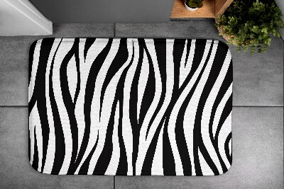 Non slip bath mat Zebra Stripes