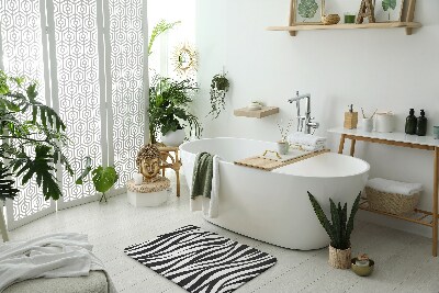 Non slip bath mat Zebra Stripes