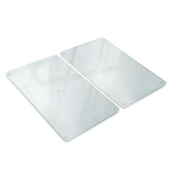 2-piece chopping board set translucent