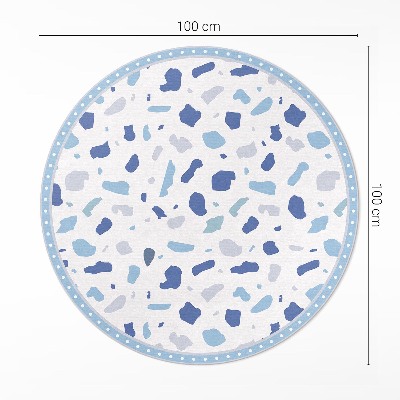 Vinyl rug Illustration of gres decorative stone pattern
