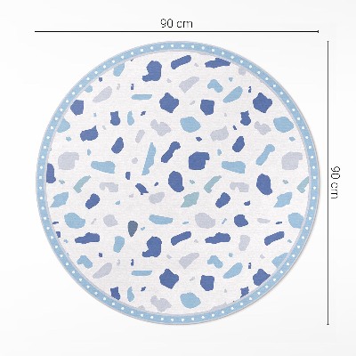 Vinyl rug Illustration of gres decorative stone pattern