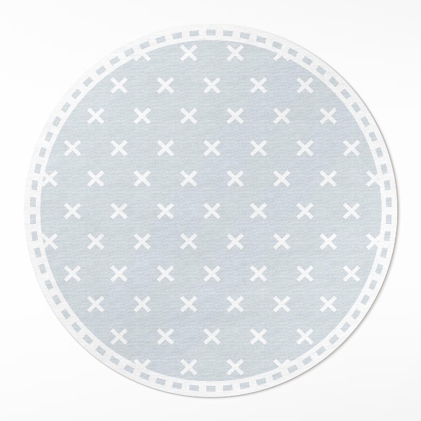 Vinyl rug Bright crosses minimalist pattern