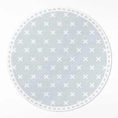 Vinyl rug Bright crosses minimalist pattern