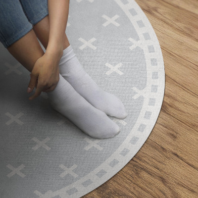 Vinyl rug Bright crosses minimalist pattern